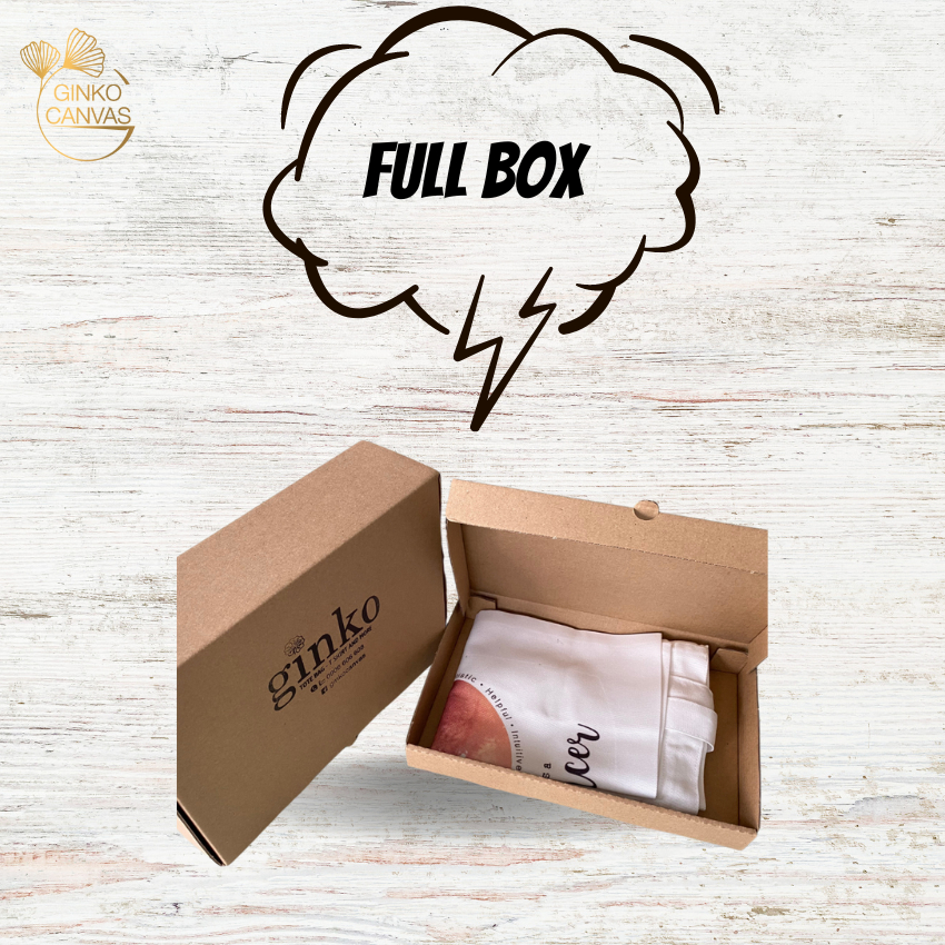 Túi Vải Tote Ginko Có Dây Kéo Khóa Phong Cách ulzzang Hàn Quốc In Hình Don't Quit B04