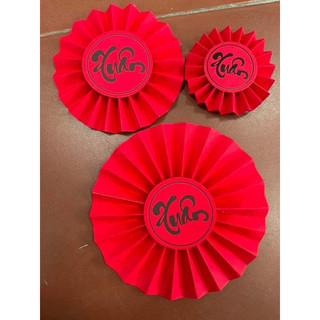 Quạt dán chữ thư pháp