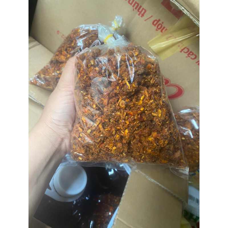 500g vụn bò ớt trộn bánh tráng 55k