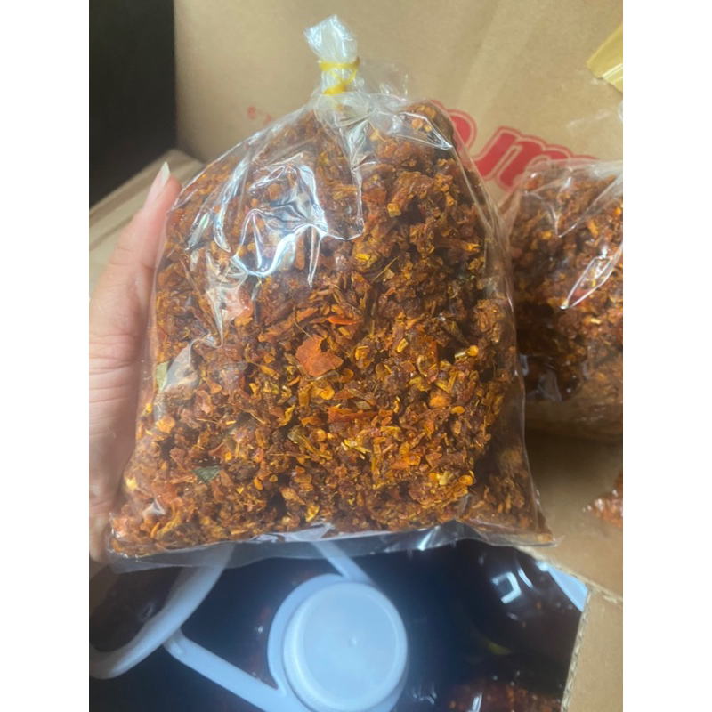 500g vụn bò ớt trộn bánh tráng 55k