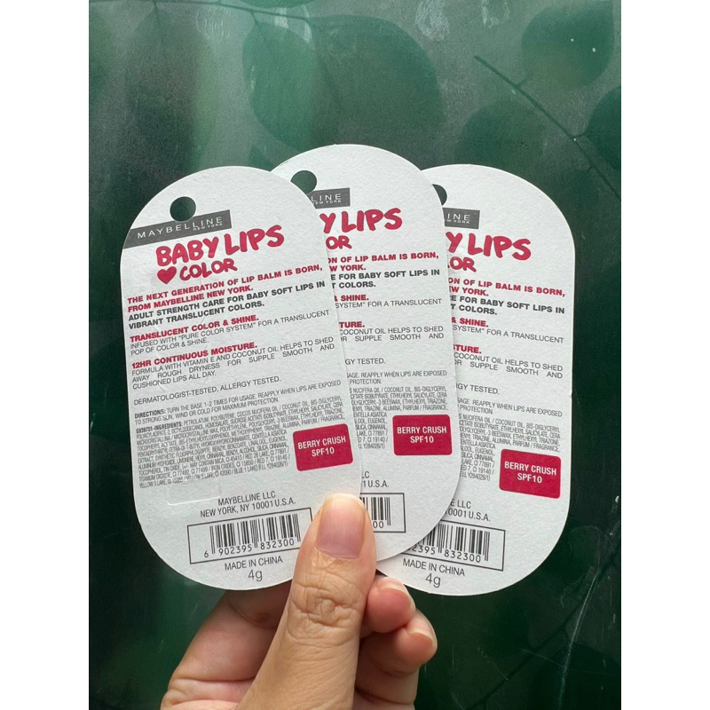Son dưỡng có màu Maybelline Baby Lips Loves Colour Berry Crush