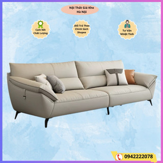 Băng sofa , Ghế sofa Băng Cao cấp Bọc da nhập khẩu Hàn Quốc phong cách hiện đại