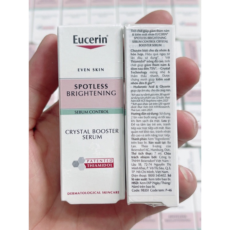 ✅  Tinh Chất Eucerin Giảm Thâm Nám Chuyên Biệt Cho Da Nhờn & Hỗn Hợp 7ml