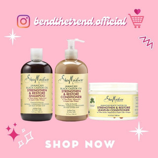 Dầu gội, xả, ủ kích mọc tóc shea moisture jamaican black castor oil