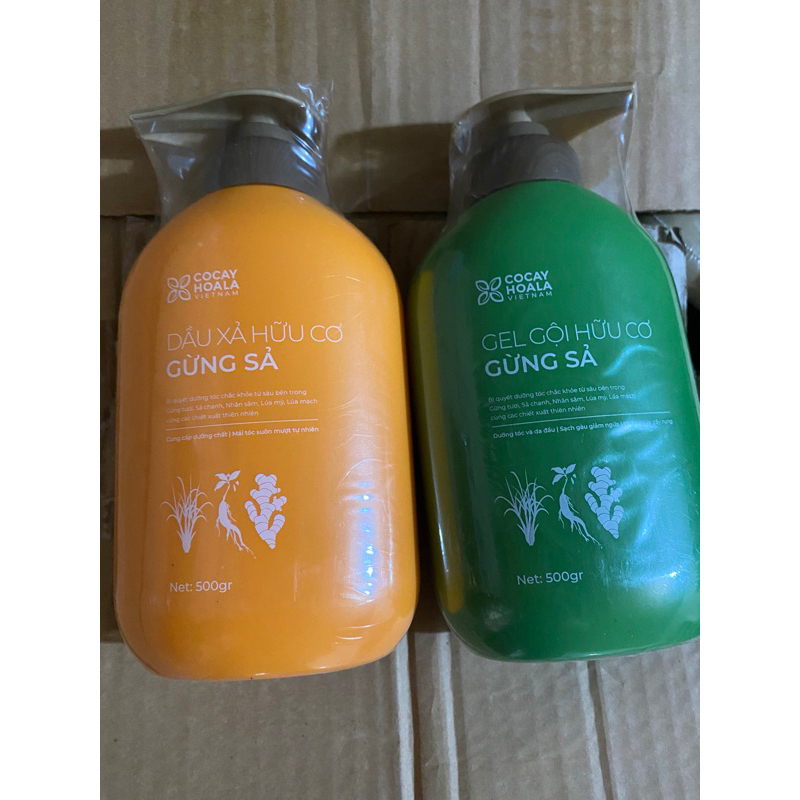 Dầu gội dầu xả gừng sả