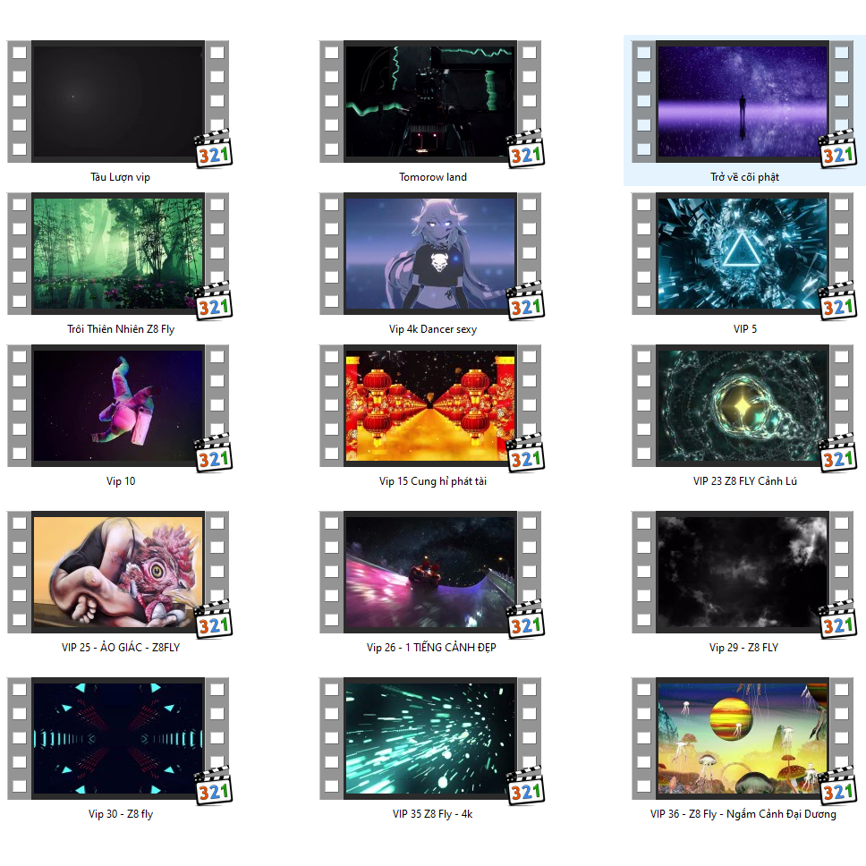 USB Hiệu Ứng Đi Cảnh Full HD 4K - 64GB /128GB Dùng Cho Máy Chiếu, Màn Hình