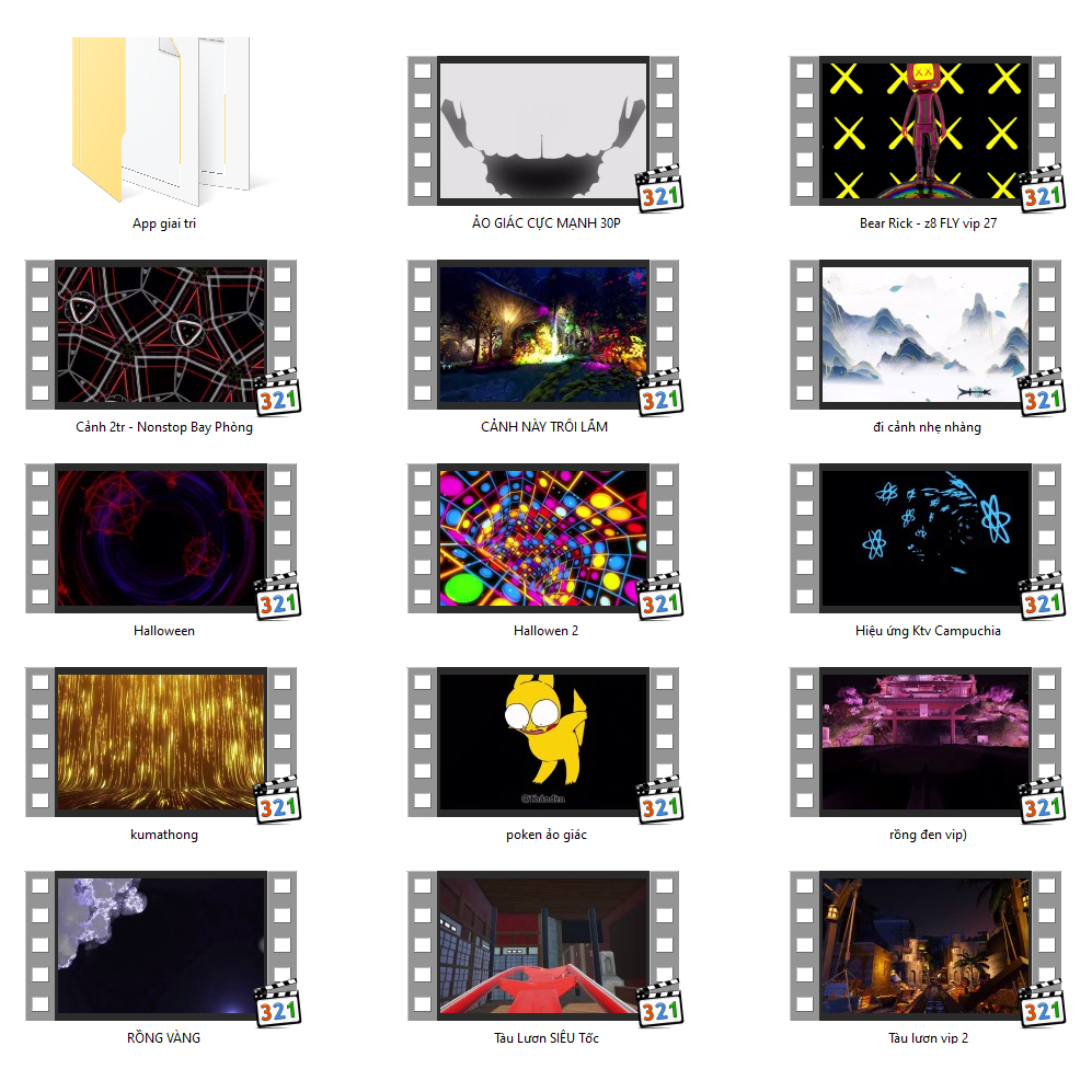 USB Hiệu Ứng Đi Cảnh Full HD 4K - 64GB /128GB Dùng Cho Máy Chiếu, Màn Hình