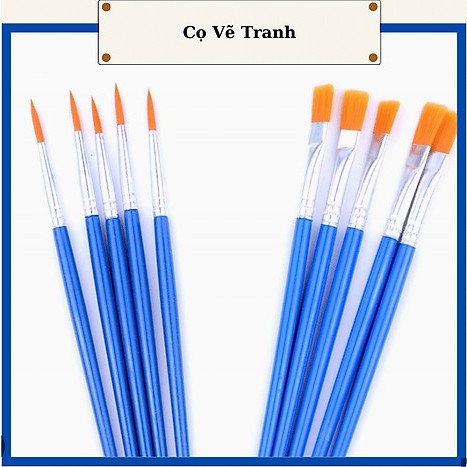 Cọ nét nhỏ.cọ bản.cọ tô tượng.cọ vẽ