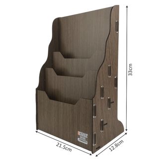 Kệ gỗ 3 ngăn enter kg403 a4 lắp ráp