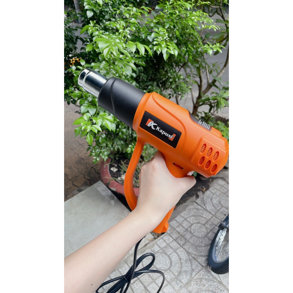 Máy khò nhiệt Kapusi, máy khò màng co 2000w, máy khò hơi nóng k9014