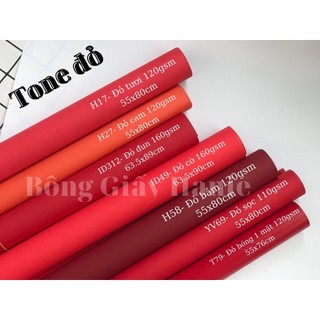  Giấy mỹ thuật tone màu đỏ