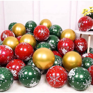 [ NOEL 2023] Set 10/30/50 bóng màu xanh + đỏ trang trí noel, trang trí giáng sinh