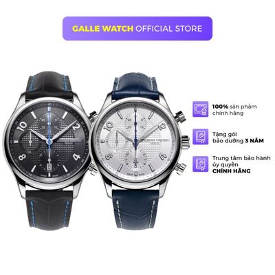 Đồng hồ cơ nam Frederique Constant FC-392RMG5B6 mặt kính Sapphire, dây da đeo tay, phong cách thể thao, nam tính