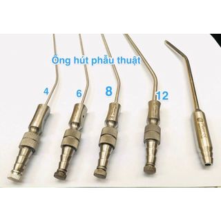 Ống hút tai mũi họng số 6,10,12, ống hút dịch tai mũi họng