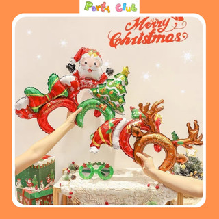Bờm bóng Noel trang trí giáng sinh cho bé combo 50- 30 -10 bóng