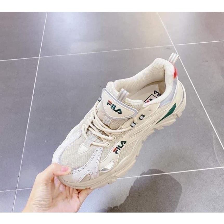 Giày thể thao nữ Fila Interation Light đế độn cao hack dáng, siêu bền chính hãng Hàn Quốc sale