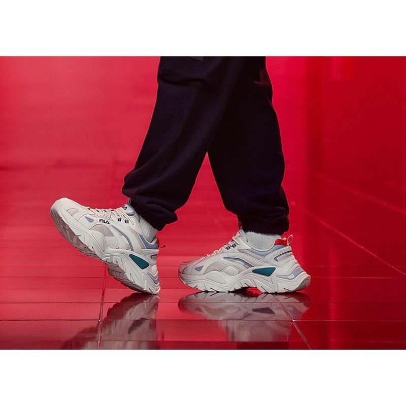 Giày thể thao nữ Fila Interation Light đế độn cao hack dáng, siêu bền chính hãng Hàn Quốc sale