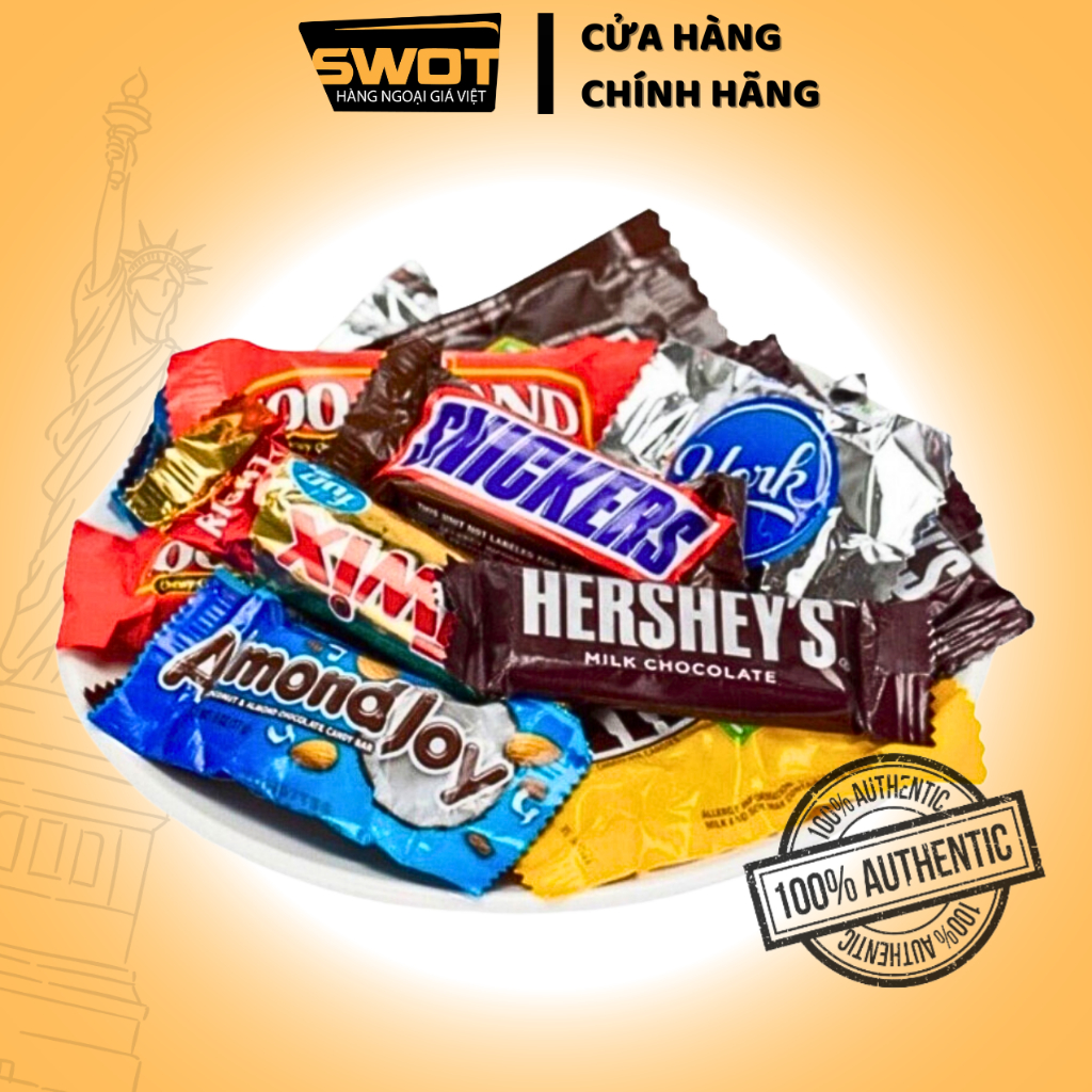 Socola Kirkland Mỹ 500g mix nhiều vị, Chocolate mix vị thơm ngon đặc biệt, không quá ngọt DATE 2024, chính hãng Kirkland