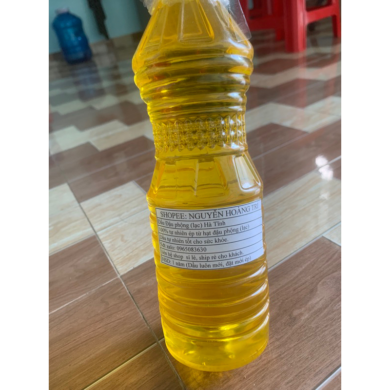 Dầu đậu phộng  nguyên chất hà tĩnh 1L