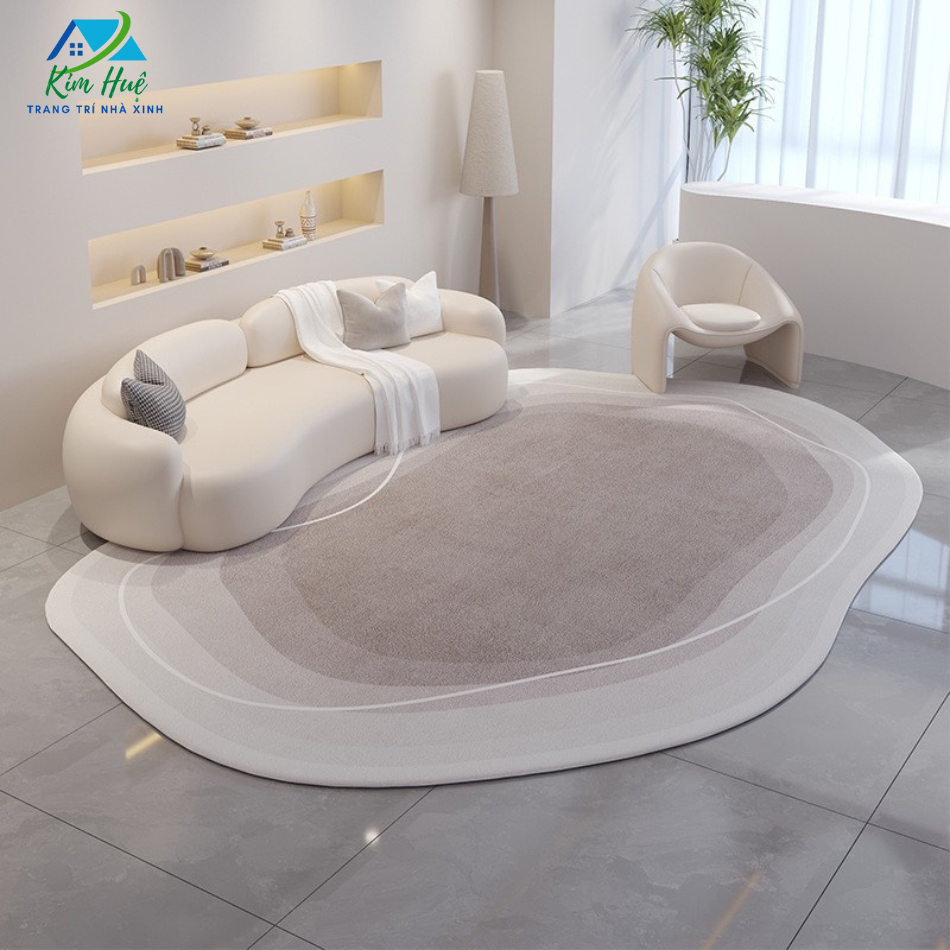 Thảm trải sàn phòng khách phòng ngủ nỉ lì bali mịn không xù lông