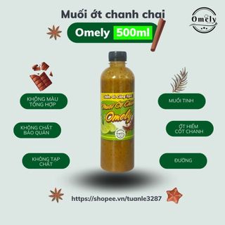 Combo 10 chai nước chấm omely 500ml, giá chỉ 460k