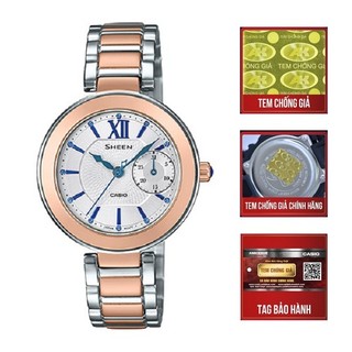 Đồng hồ Casio Sheen cao cấp dành cho nữ SHE-3050, dây kim loại