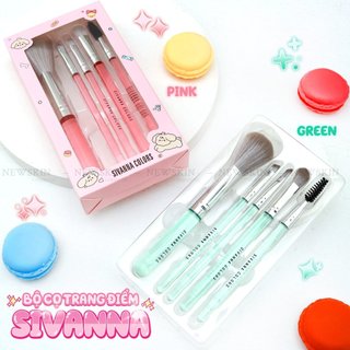 Bộ cọ trang điểm 5 cây sivanna colors brush 5 pieces br171