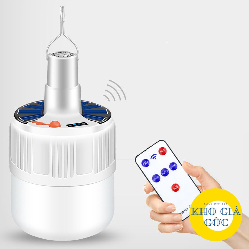 Bóng Đèn LED Tích Điện Có Điều Khiển Từ Xa Bảo hành 6 tháng