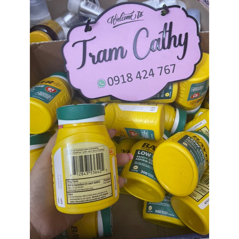 🍀 Viên AS.PI.RIN Regi.men Bay.er 81mg 300v