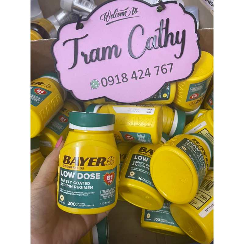 🍀 Viên AS.PI.RIN Regi.men Bay.er 81mg 300v