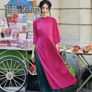Áo Dài Cách Tân Nữ Dáng Suông TH07