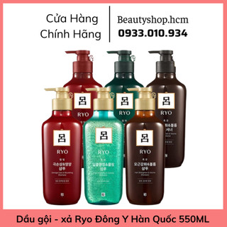Dầu gội / Dầu xả đông y ngừa rụng tóc Ryo Hàn Quốc 550ml