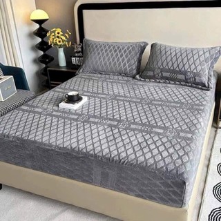 Sét 1 ga chun 2 vỏ gối nỉ nhung sữa COCO,chất liệu siêu mềm mịn và mát,đủ màu đủ mọi kích thước giường