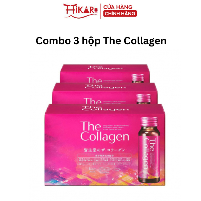 Nước uống The Collagen_The Collagen EXR Shiseido Nhật Bản hộp 10 chai x 50ml