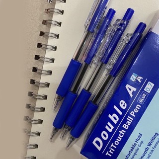 HỘP 12 CÂY bút Double A Tritouch ngòi 0.7mm mực xanh