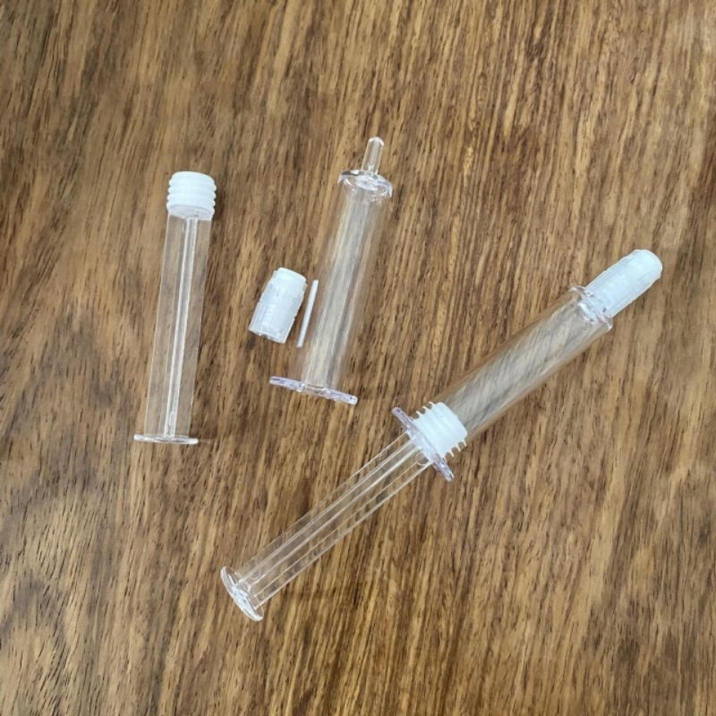 Ống Xilanh Nhựa Đựng Serum 5ml,10ml, Dùng Chiết Mĩ Phẩm Du Lịch Tiện Lợi HUHA