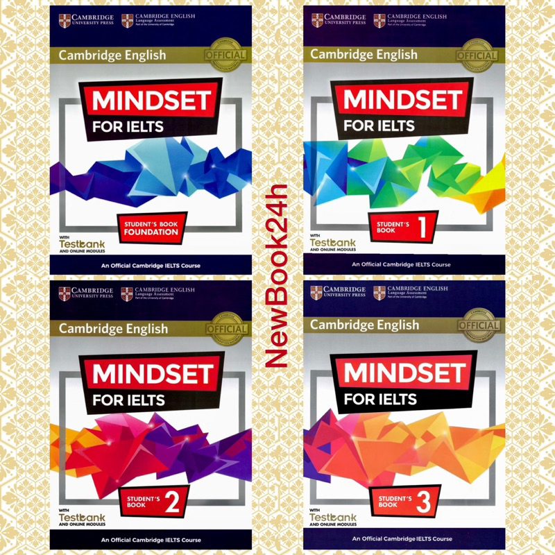 Mindset For I.ELTS Level Foundation, 1, 2, 3 Student's B.o.o.k + Kèm File Audio[Tuỳ chọn level]