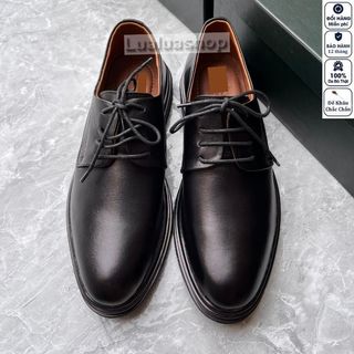 Giày tây nam Derby da thật cao cấp S43. Phiên bản mới đế chống trơn trượt.Bảo hành 12 tháng.