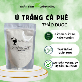 (Combo 3 sản phẩm) Ủ trắng NH cafe + ủ kích trắng sữa non con bò + cọ tắm trắng toàn thân, đắp mặt hiệu quả
