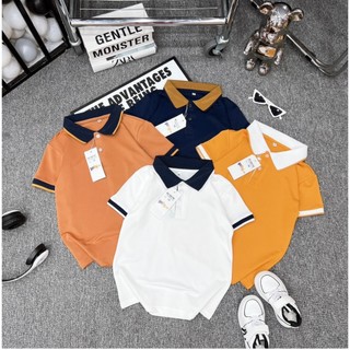 áo thun polo cho bé trai bé gái phối cổ vải cotton mắt chim hàng kỹ bán shop size từ 13-41kg siêu xinh thoáng mát