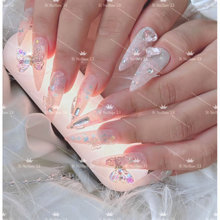 Nailbox thiết kế - đính kết cham lò xò - móng giả thiết kế thủ công