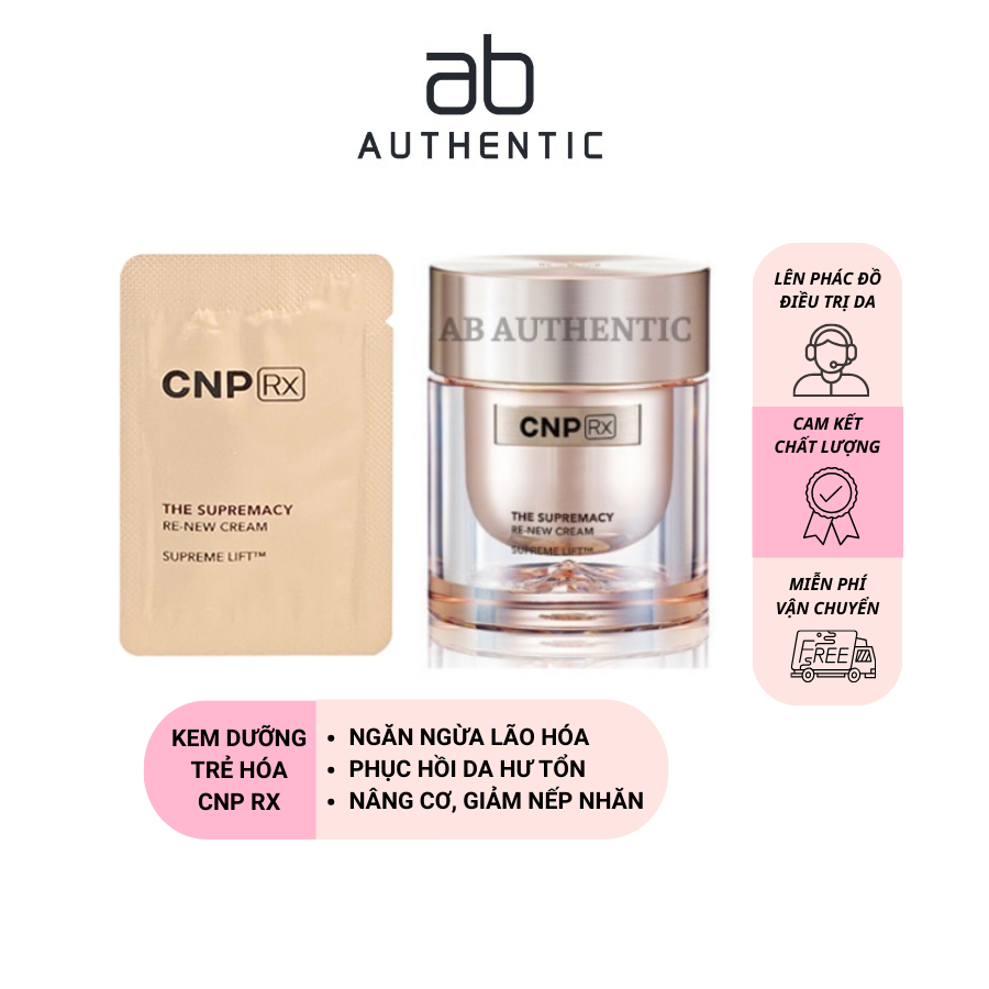 Gói Sample Kem Dưỡng Cnp Rx Vàng Supremacy Re - New Cream - Ab Authentic