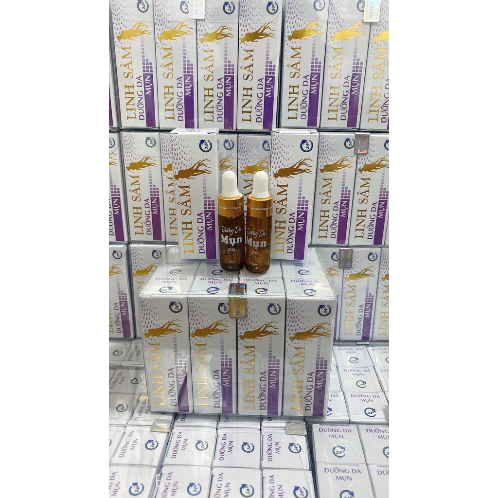 [tặng kèm mặt nạ] Sỉ 1 Lốc (12 Chai) Linh Sâm Dưỡng Da Mụn SIÊU TỐC 24h.
