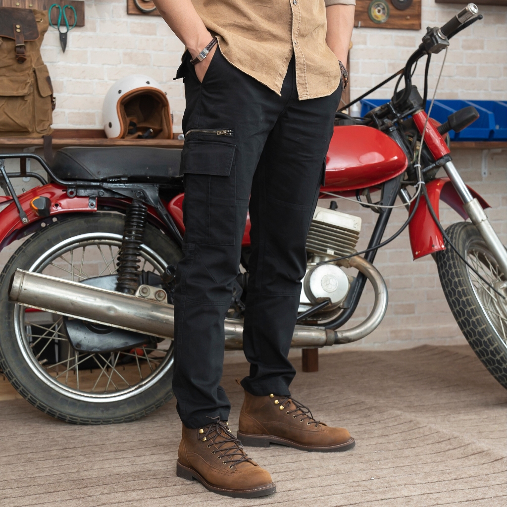 Quần kaki túi hộp The Rustico phom suông chât vải thông thoáng bụi bặm QKK19