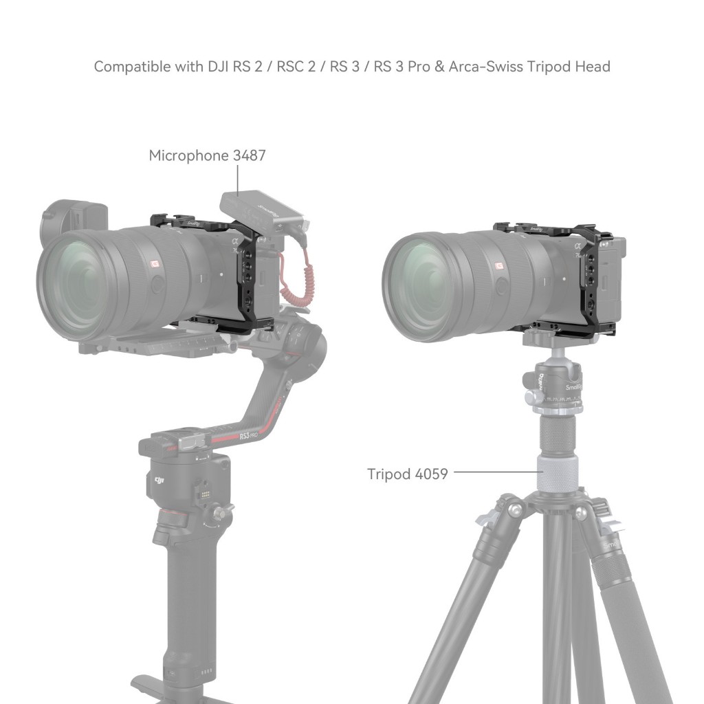 KHUNG BẢO VỆ- RIGCAGE SmallRig Cage 4422 cho Sony A7C II & A7CR