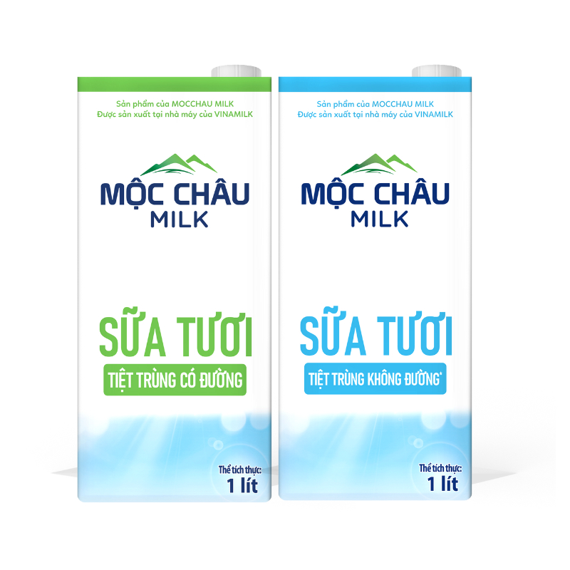 Sữa tươi tiệt trùng Mộc Châu Milk 1 Lít