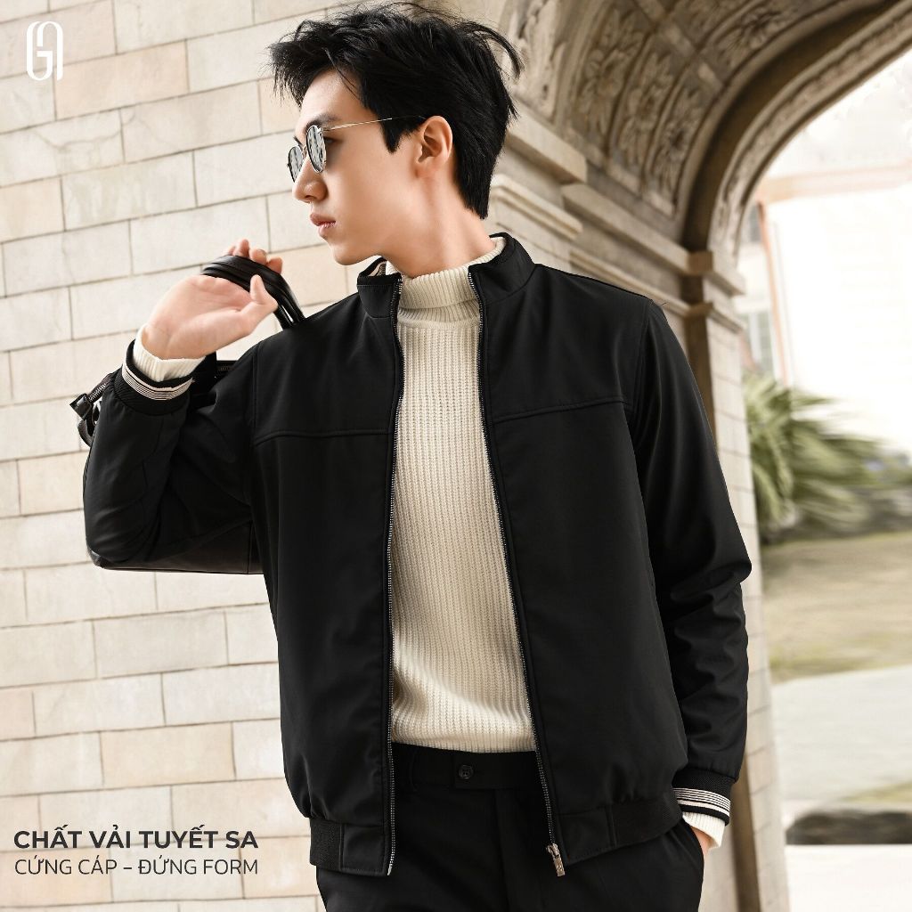 Áo khoác gió lót lông GIN JACKET chất liệu gió lót lông, form regular - THE GMEN ELEGANT EST 2017