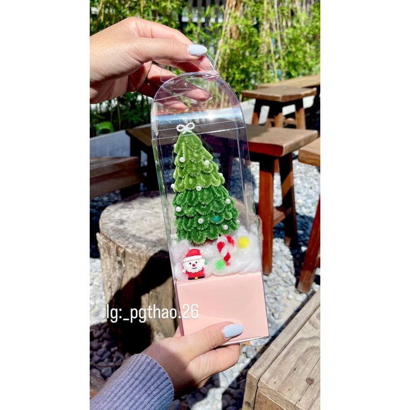 Cây thông noel kẽm nhung