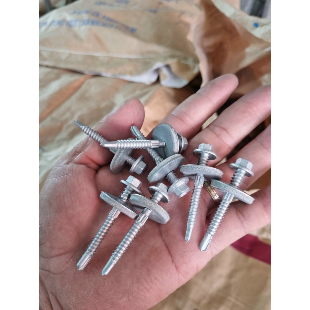 1kg vít tôn mạ kẽm nhúng nóng ron sắt lớn đủ kích cỡ