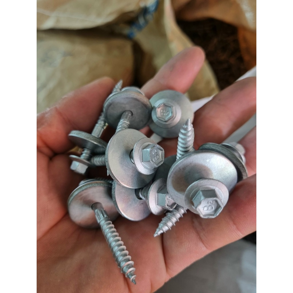 1kg vít tôn mạ kẽm nhúng nóng ron sắt lớn đủ kích cỡ